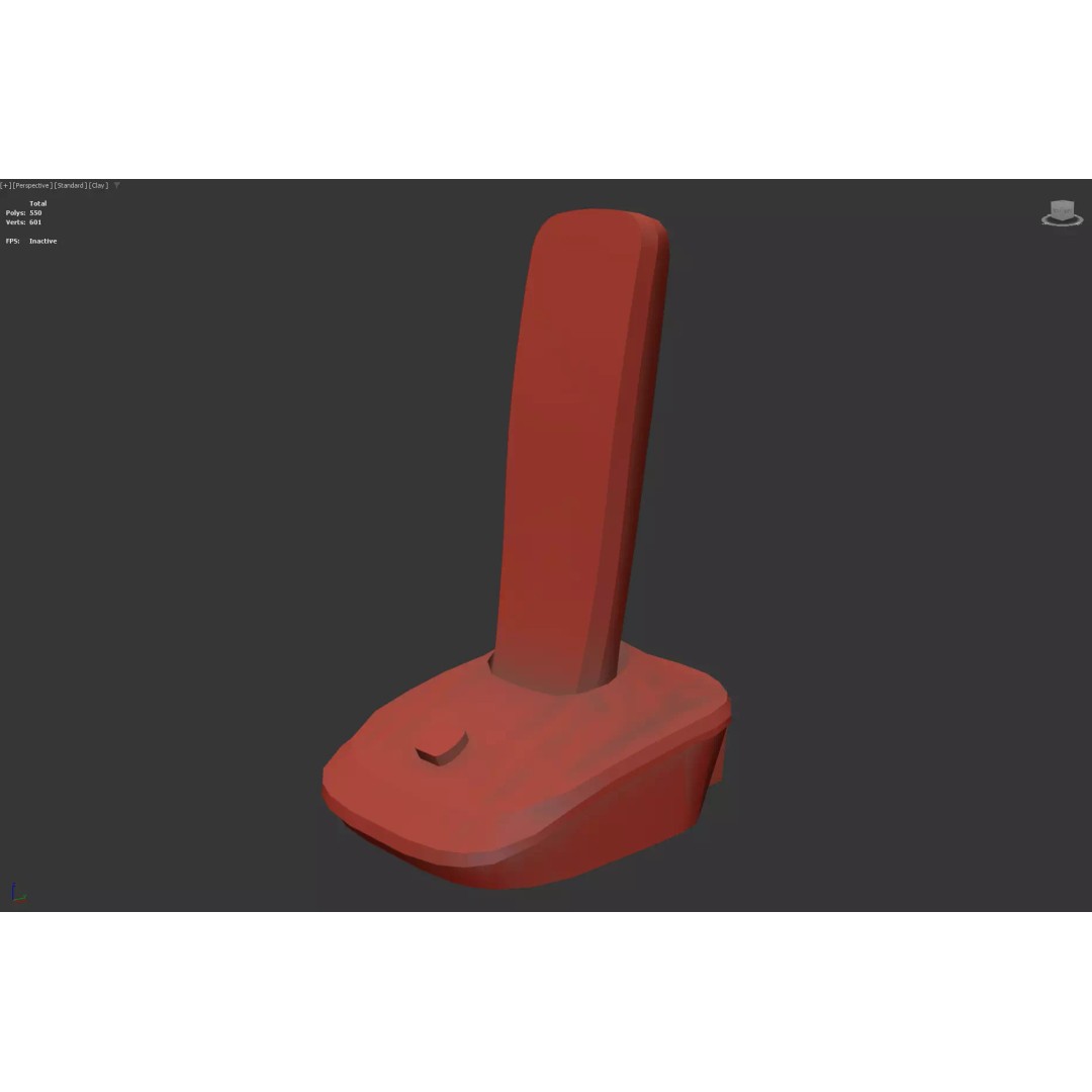 Office Phone 3D Model – Low Poly PBR Game Asset, FBX