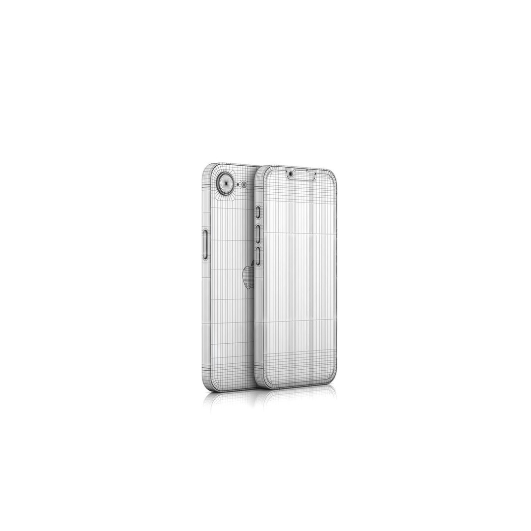Apple iPhone 16e 3D Model – Low Poly Game Asset, PBR Textures, FBX - View 15