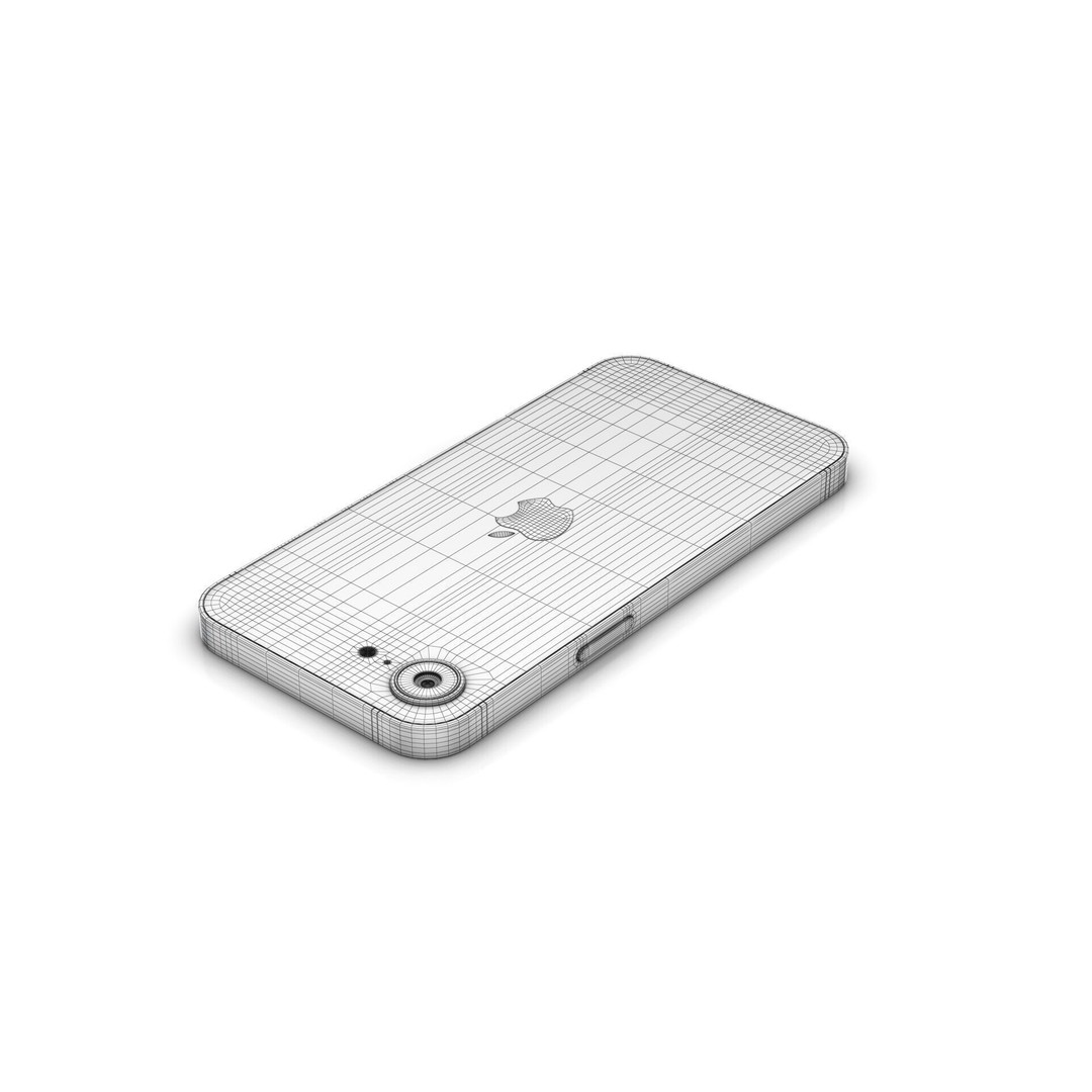 Apple iPhone 16e 3D Model – Low Poly Game Asset, PBR Textures, FBX - View 22