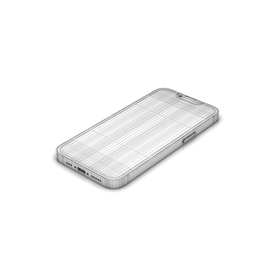 Apple iPhone 16e 3D Model – Low Poly Game Asset, PBR Textures, FBX - View 23