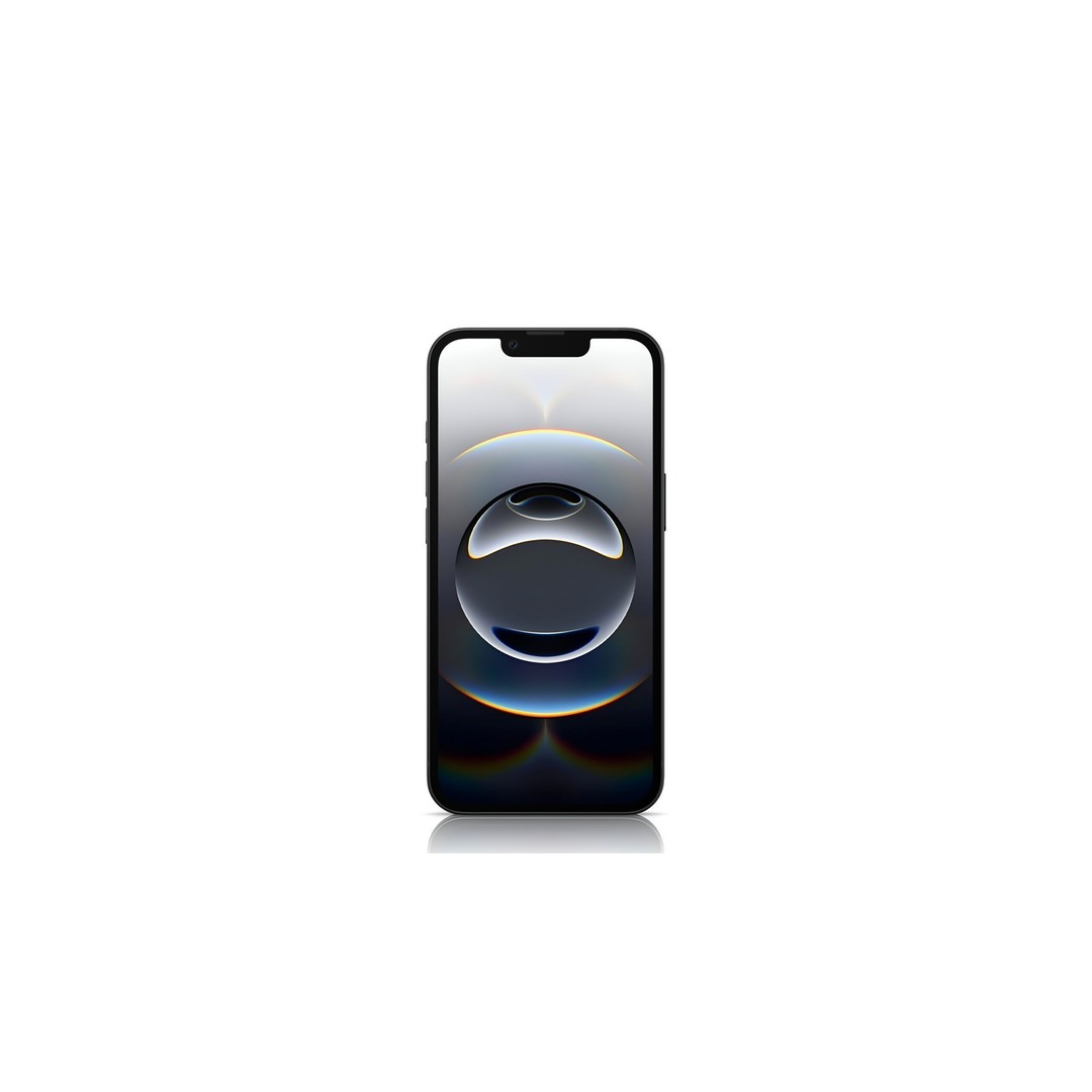 Apple iPhone 16e 3D Model – Low Poly Game Asset, PBR Textures, FBX - View 3