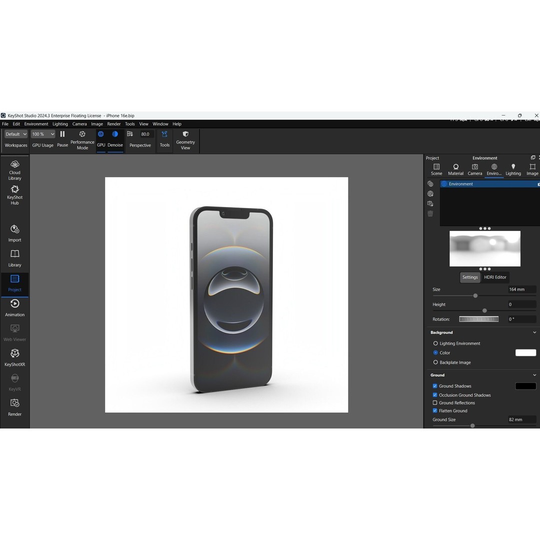 Apple iPhone 16e 3D Model – Low Poly Game Asset, PBR Textures, FBX - View 31