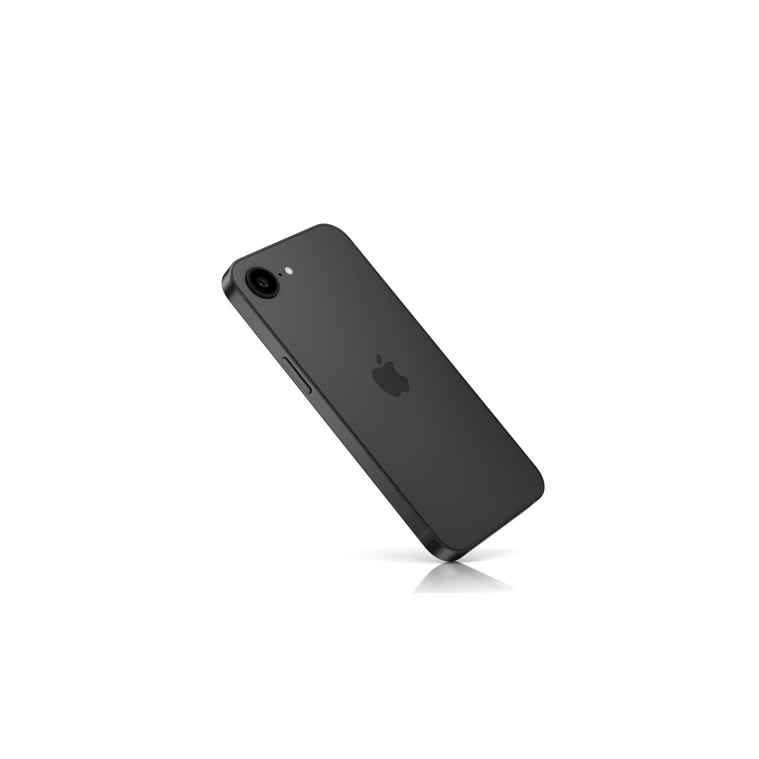 Apple iPhone 16e 3D Model – Low Poly Game Asset, PBR Textures, FBX - View 8