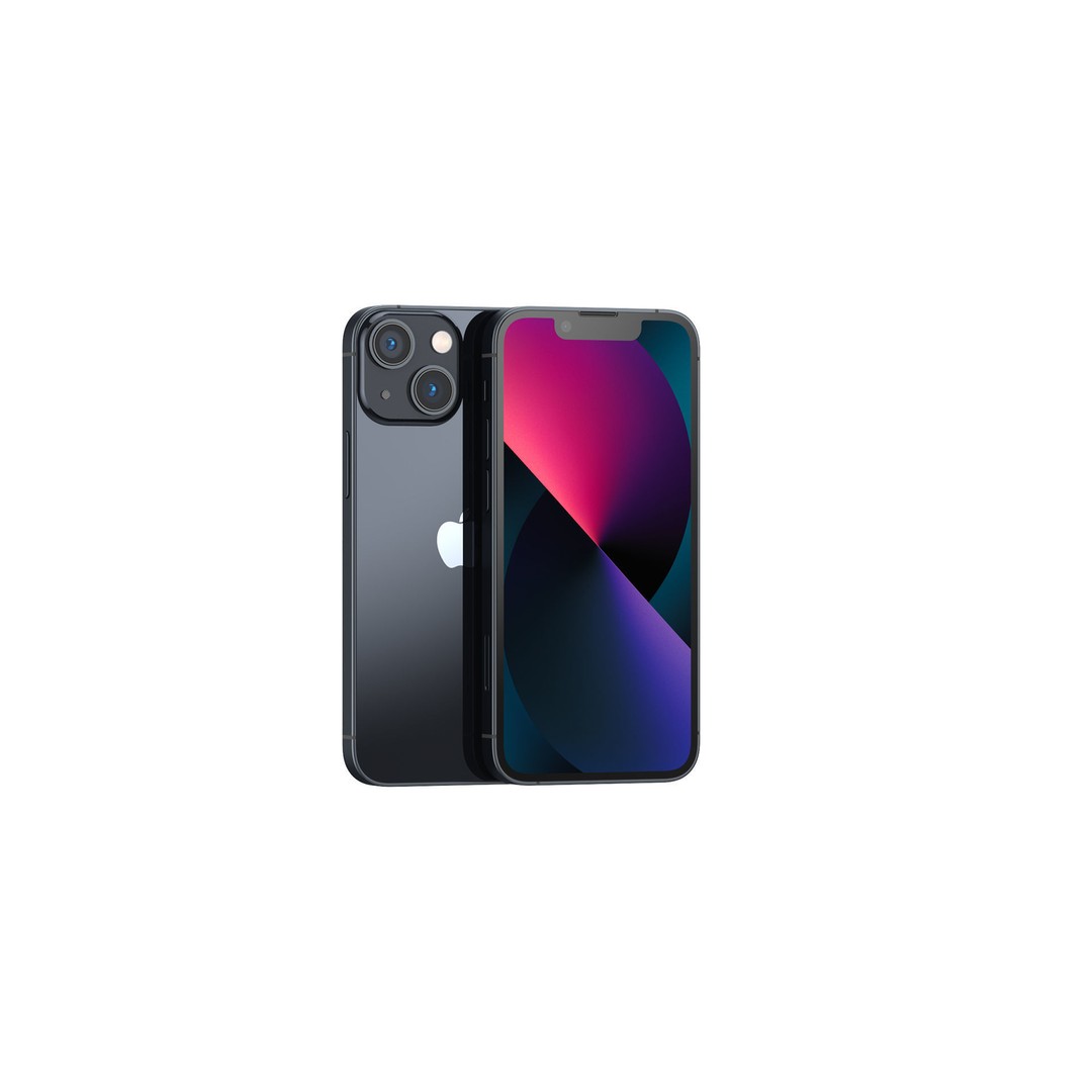 iPhone 13 Mini 3D Model – High-Quality Mobile Phone, FBX, OBJ - View 12