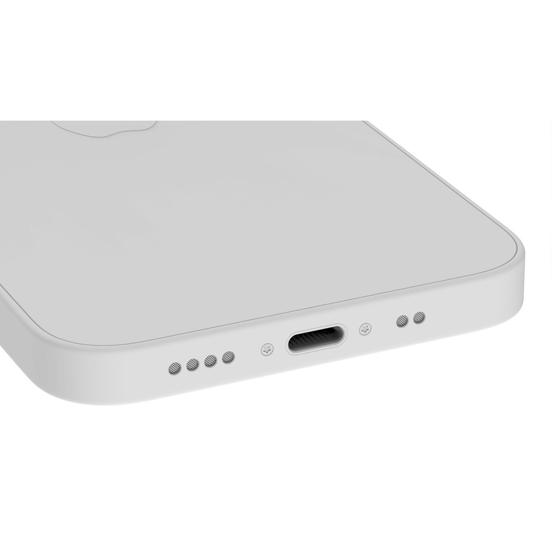 iPhone 13 Mini 3D Model – High-Quality Mobile Phone, FBX, OBJ - View 16