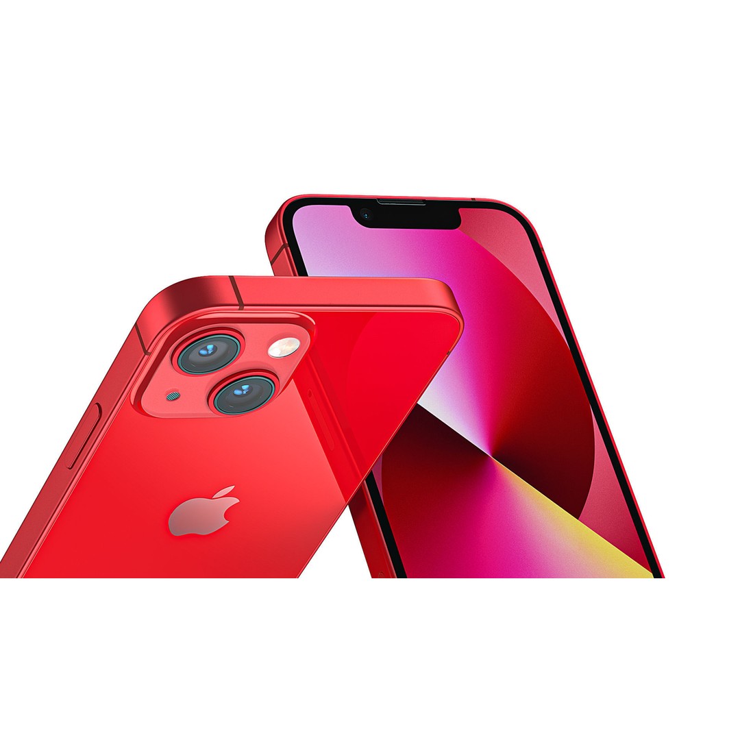 iPhone 13 Mini 3D Model – High-Quality Mobile Phone, FBX, OBJ - View 3