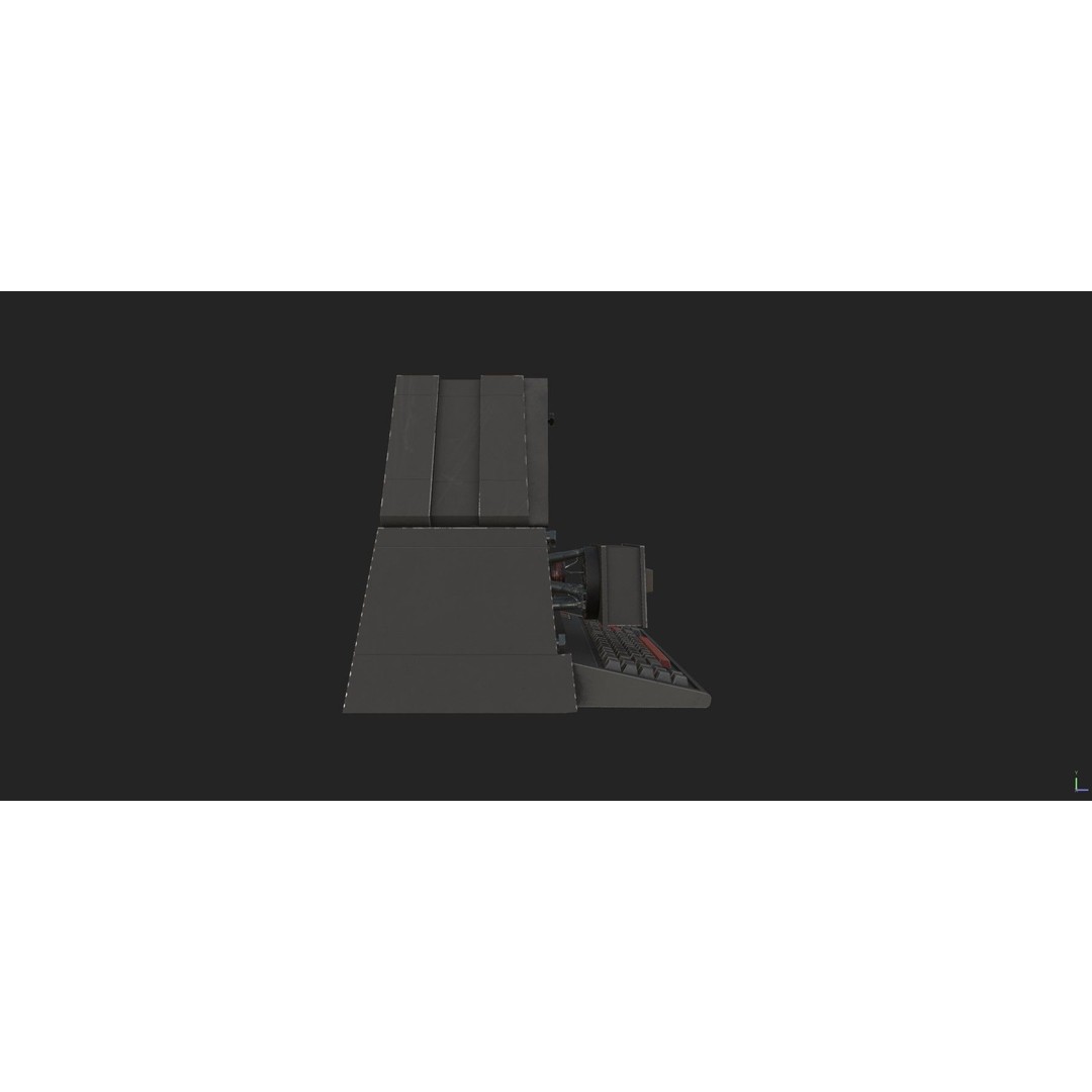 Retro Radio and Computer 3D Model – Vintage Electronics Pack, FBX - View 20