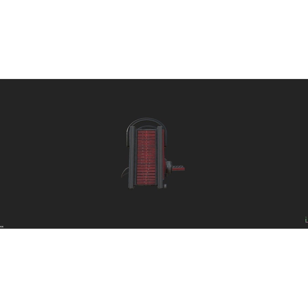 Retro Radio and Computer 3D Model – Vintage Electronics Pack, FBX - View 35