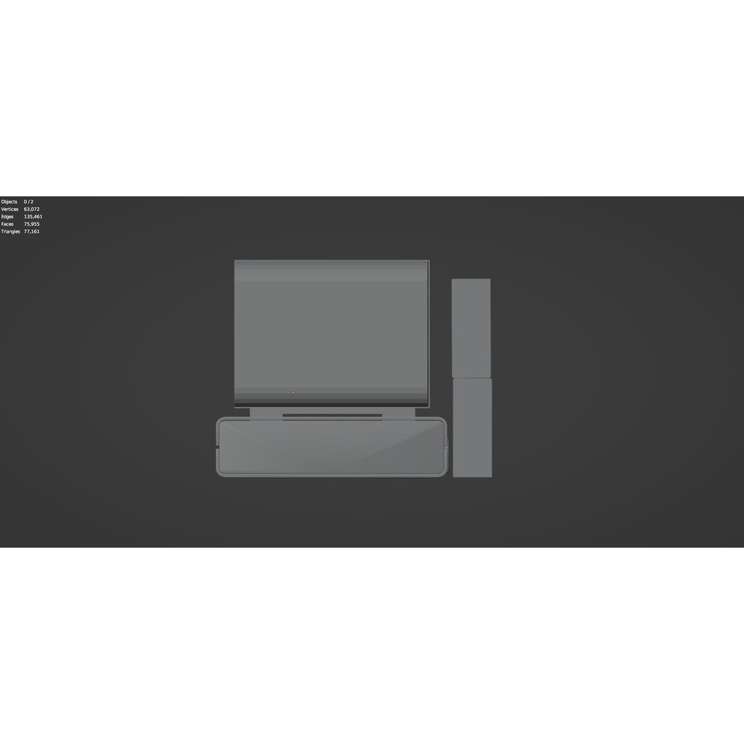 Retro Radio and Computer 3D Model – Vintage Electronics Pack, FBX - View 45