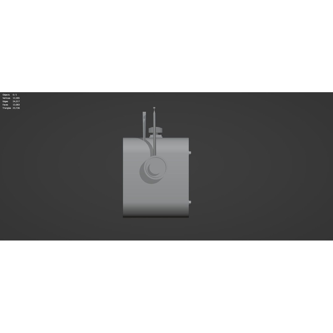 Retro Radio and Computer 3D Model – Vintage Electronics Pack, FBX - View 76