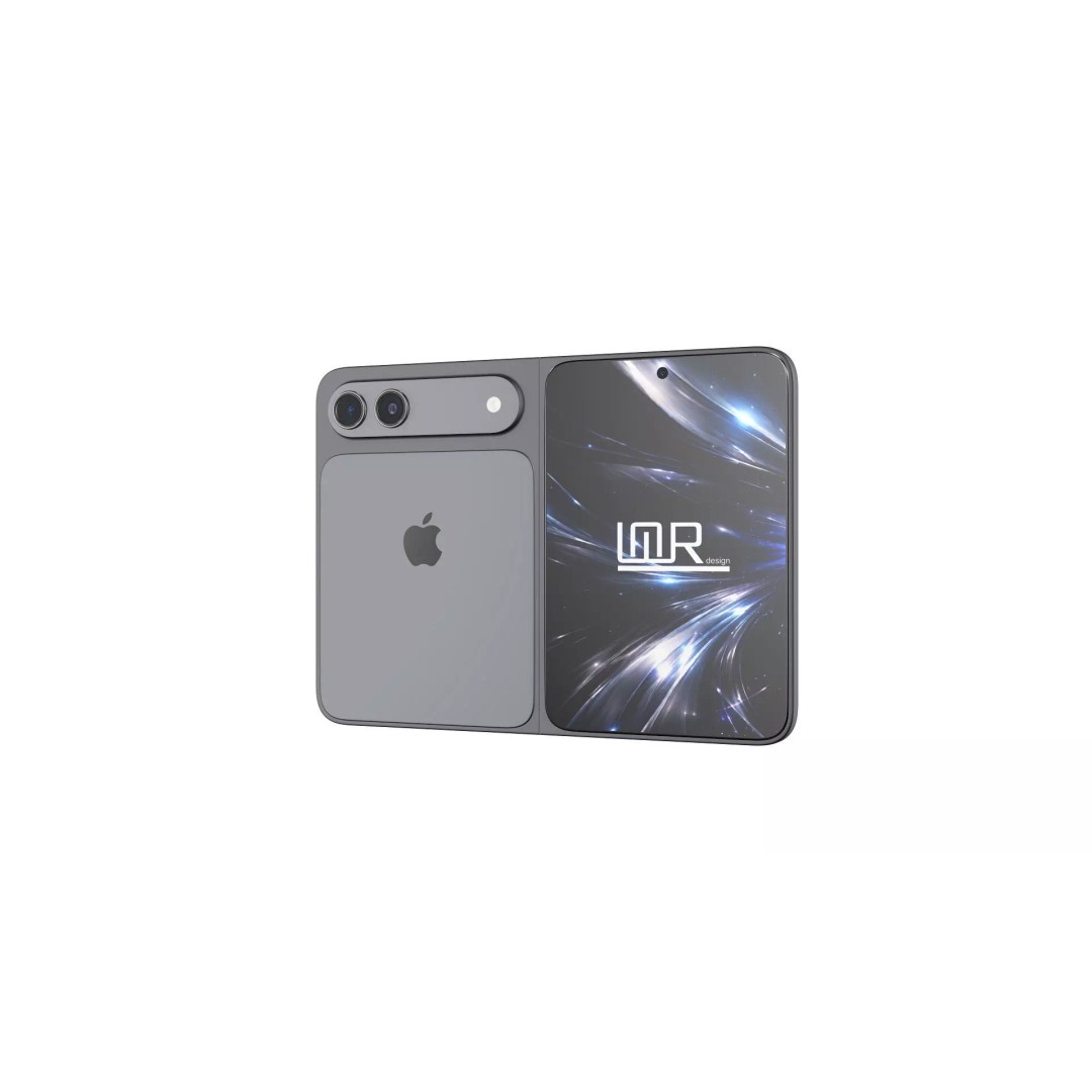 iPhone Fold 3D Model – Element3D Asset for Animation, E3D, C4D, OBJ - View 13