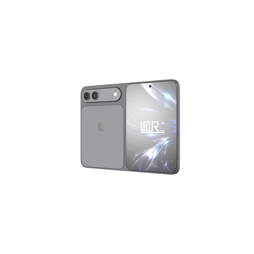 iPhone Fold 3D Model – Element3D Asset for Animation, E3D, C4D, OBJ - View 14
