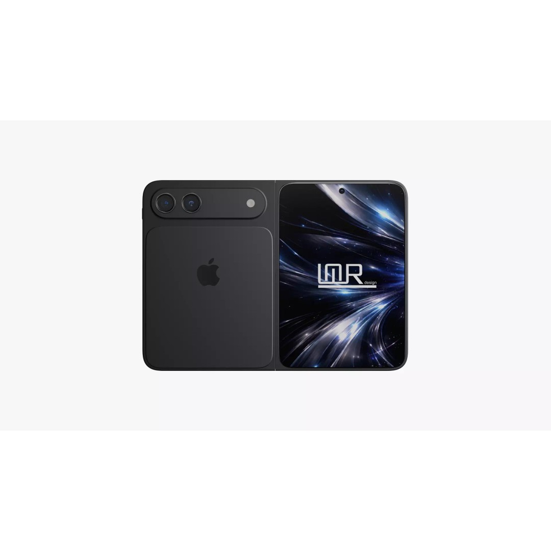iPhone Fold 3D Model – Element3D Asset for Animation, E3D, C4D, OBJ - View 2