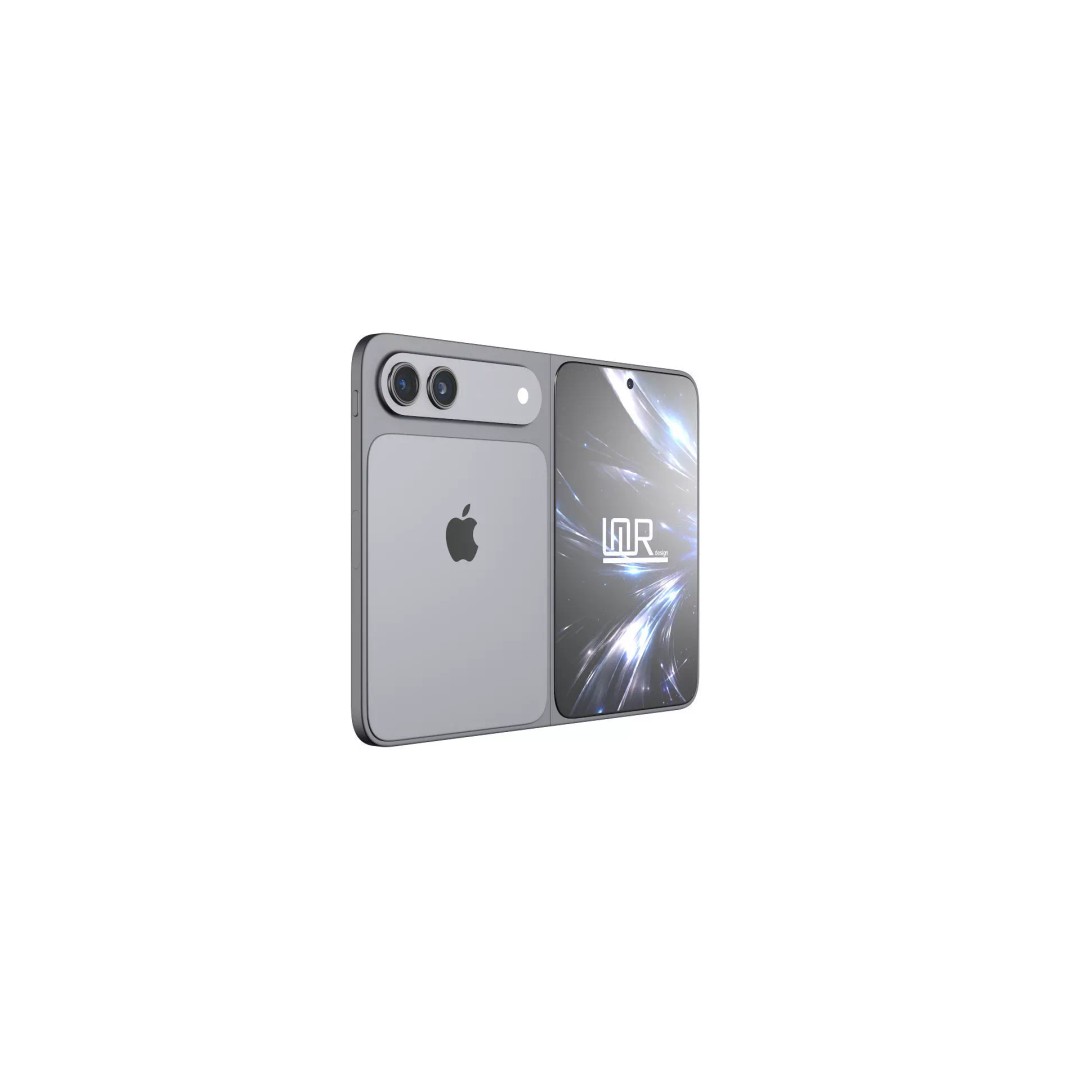 iPhone Fold 3D Model – Element3D Asset for Animation, E3D, C4D, OBJ - View 36