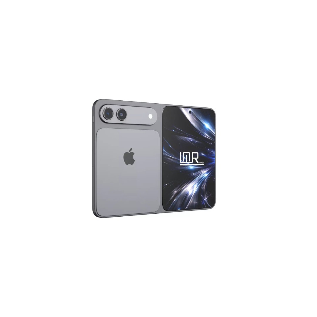 iPhone Fold 3D Model – Element3D Asset for Animation, E3D, C4D, OBJ - View 37
