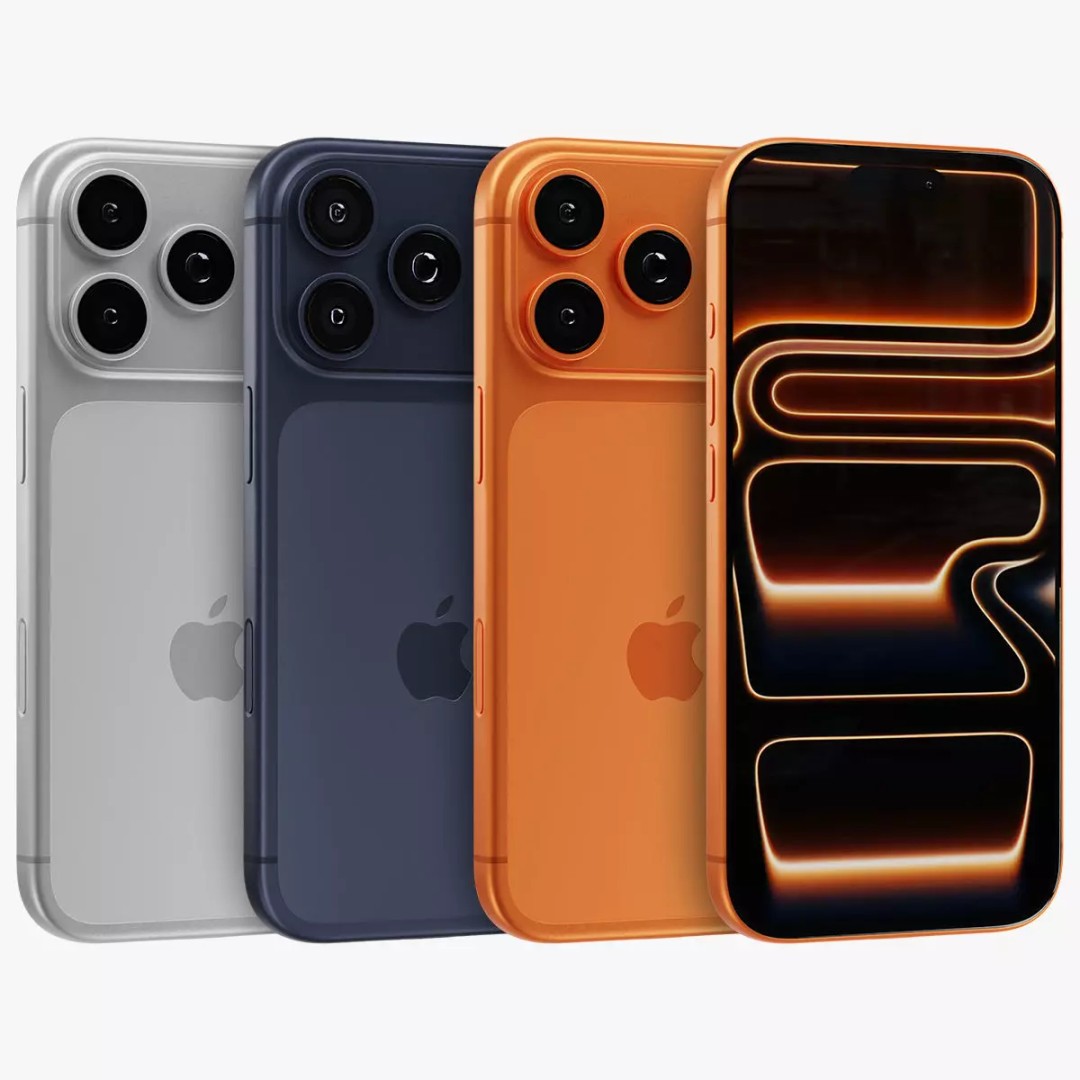 Apple iPhone 17 Pro 3D Model – High-Quality PBR Phone Asset, FBX, Blender - View 2