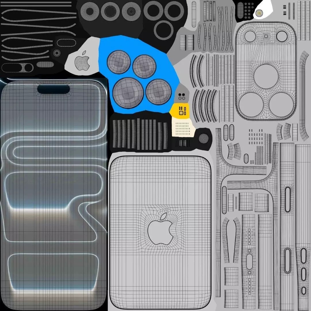 Apple iPhone 17 Pro 3D Model – High-Quality PBR Phone Asset, FBX, Blender - View 37