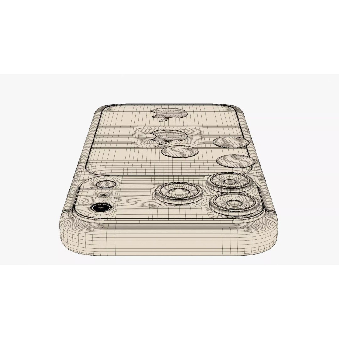 Apple iPhone 17 Pro 3D Model – High-Quality PBR Phone Asset, FBX, Blender - View 43