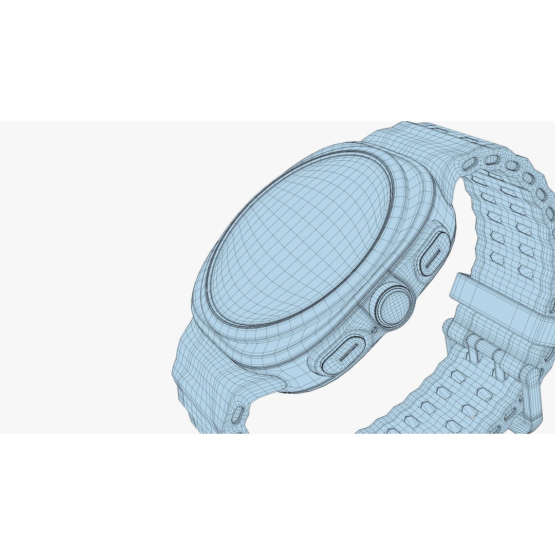 Samsung Galaxy Watch Ultra 3D Model – High Poly PBR Asset, FBX & OBJ