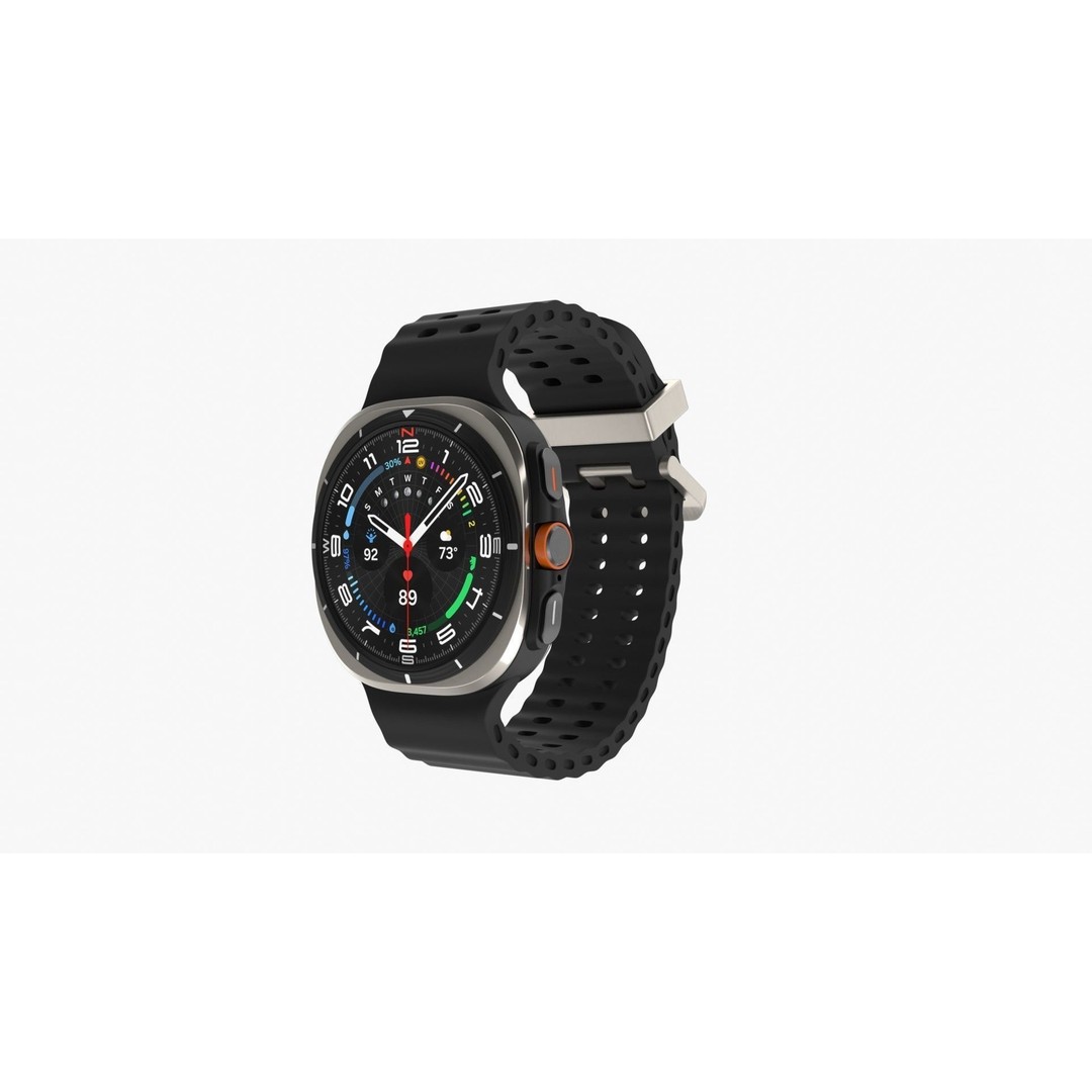 Samsung Galaxy Watch Ultra 3D Model – High Poly PBR Asset, FBX & OBJ - View 5