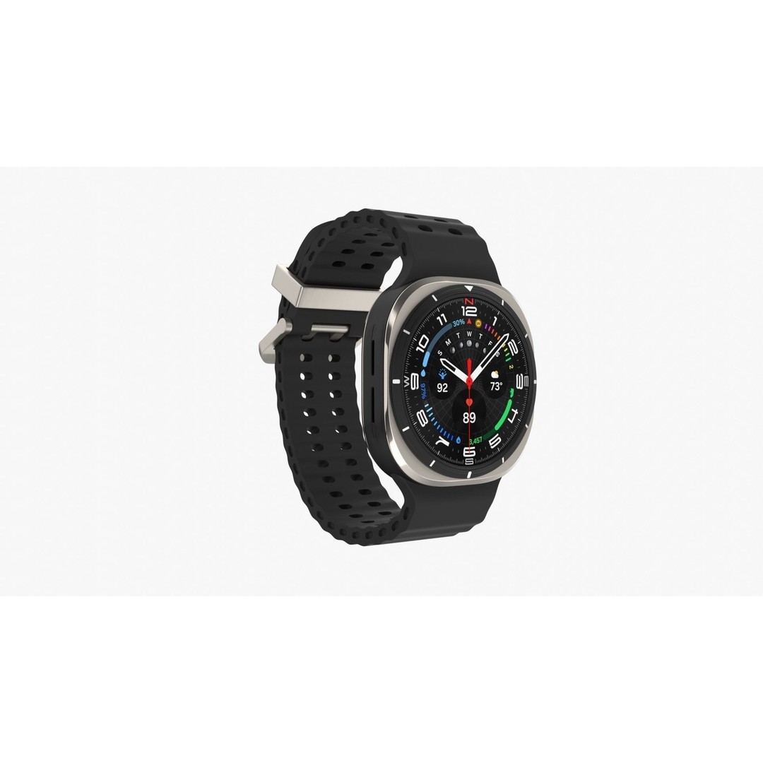 Samsung Galaxy Watch Ultra 3D Model – High Poly PBR Asset, FBX & OBJ - View 6