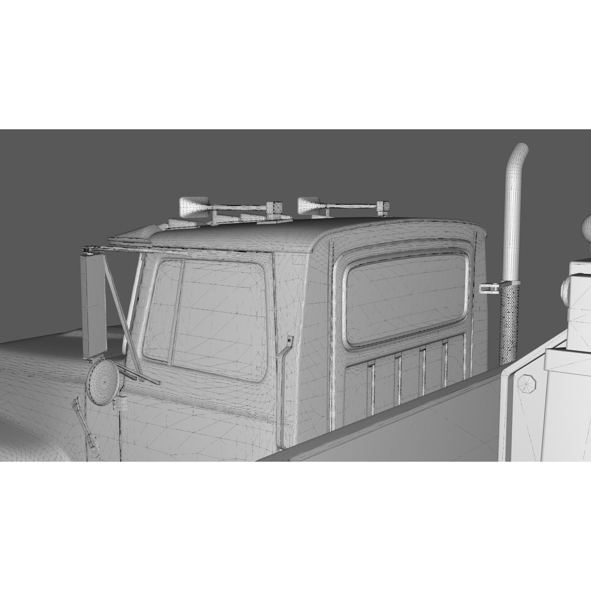 L9000 Tandem Axle Tow Truck - Game-Ready 3D Model