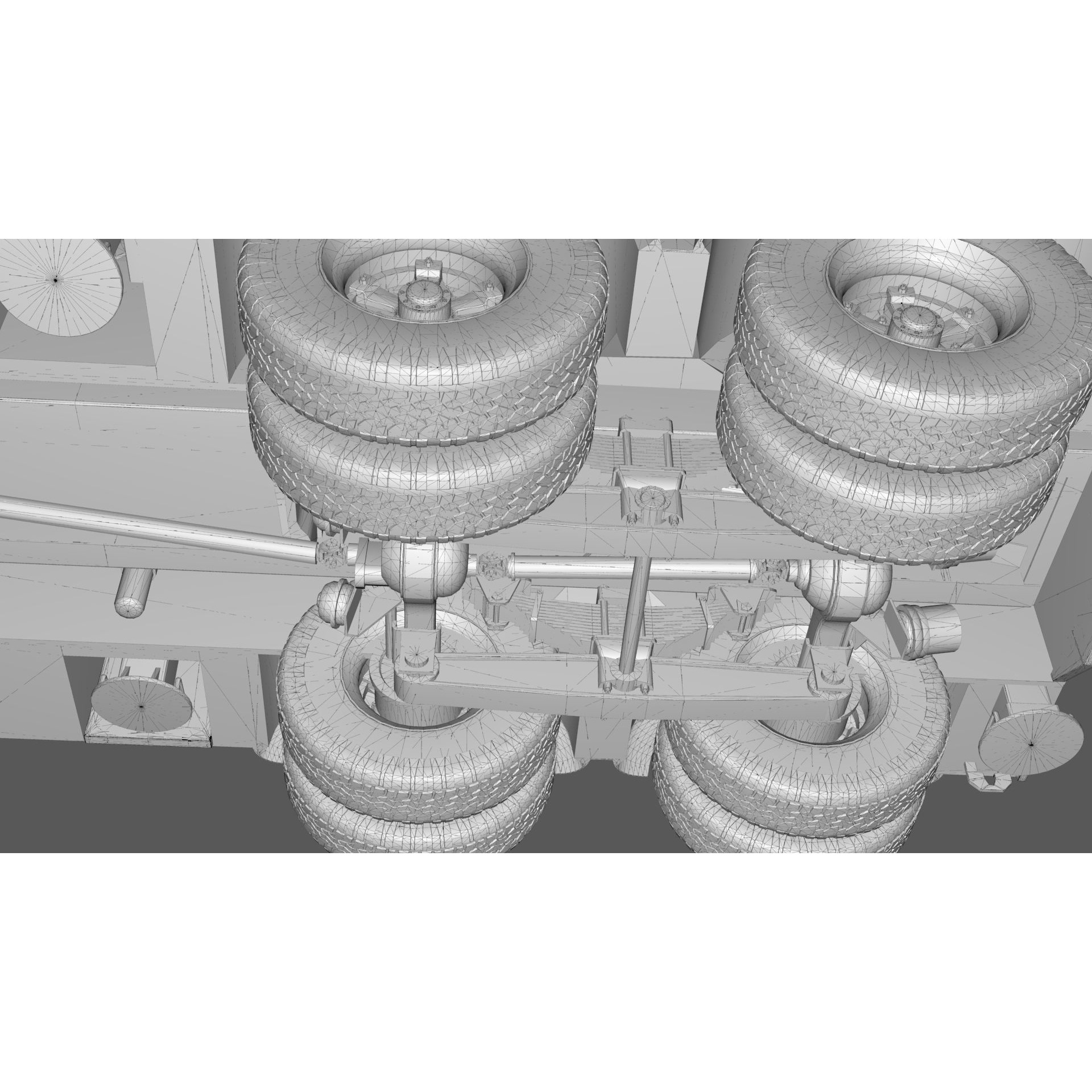 L9000 Tandem Axle Tow Truck - Game-Ready 3D Model - View 23