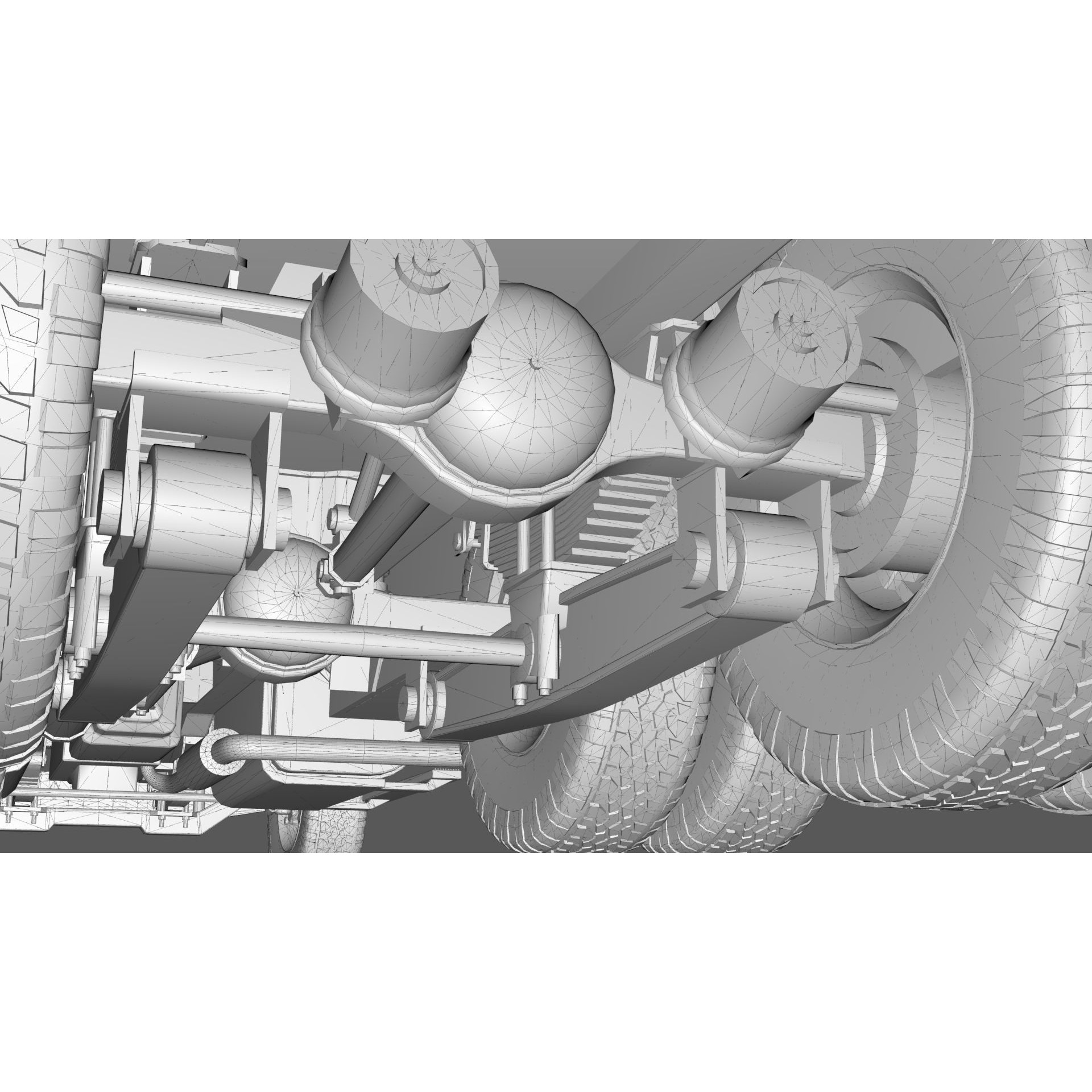 L9000 Tandem Axle Tow Truck - Game-Ready 3D Model - View 24