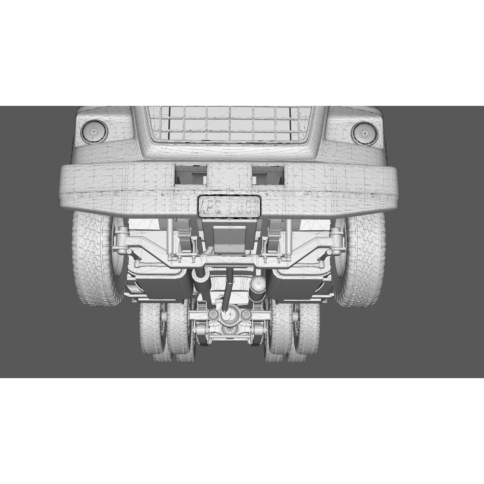 L9000 Tandem Axle Tow Truck - Game-Ready 3D Model - View 29