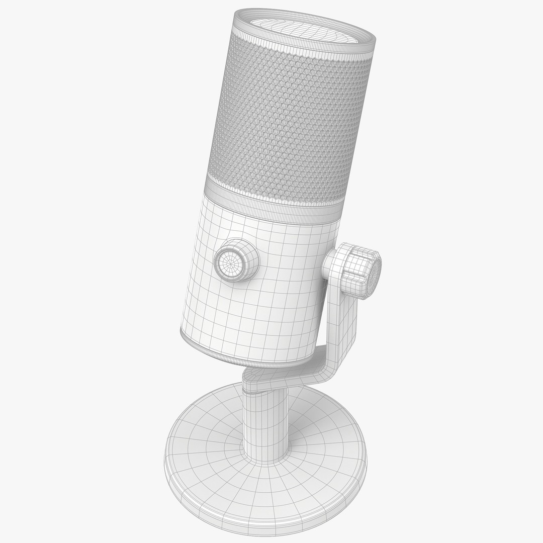 Microphone 3D Model – High Poly PBR Audio Equipment for Games - View 12