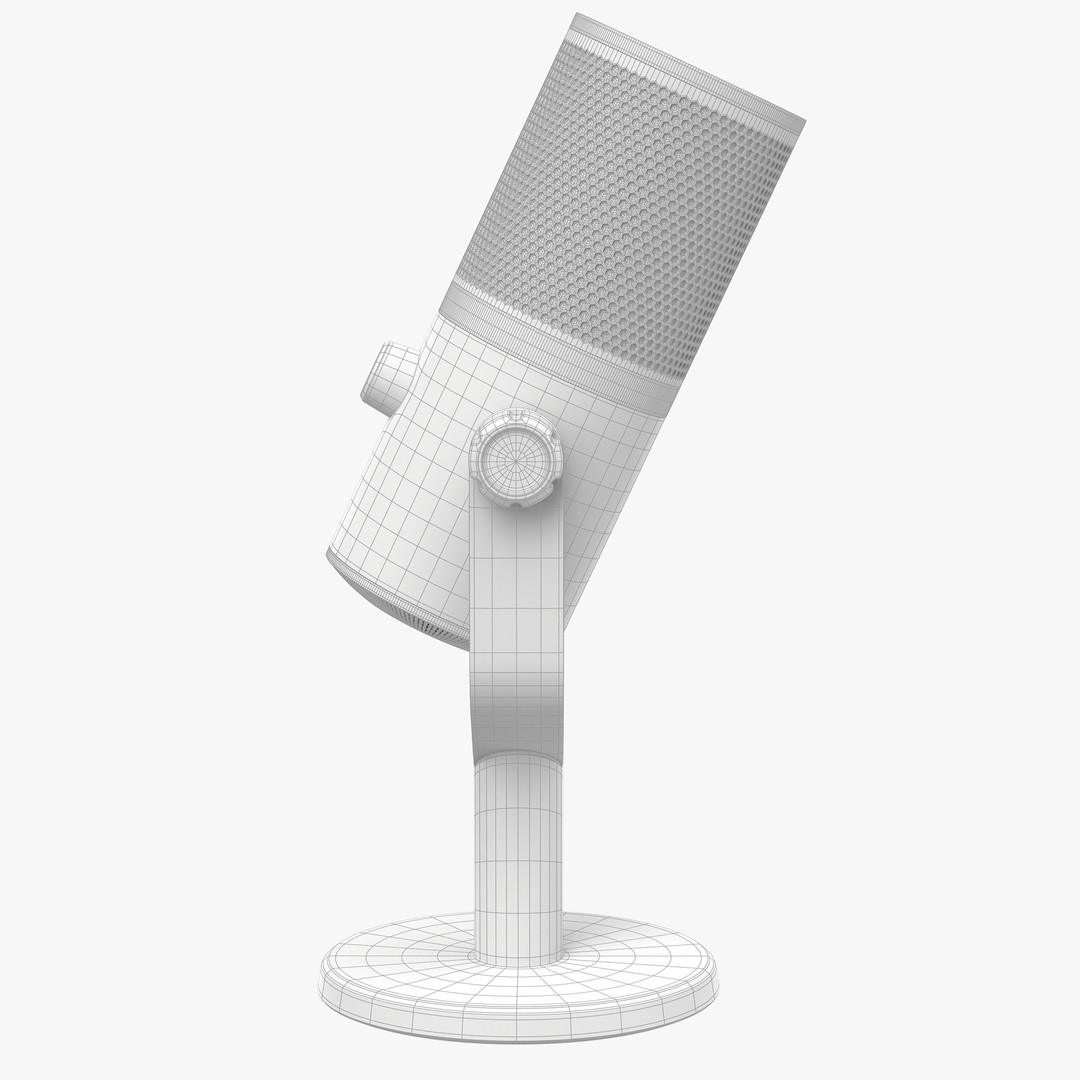 Microphone 3D Model – High Poly PBR Audio Equipment for Games - View 13