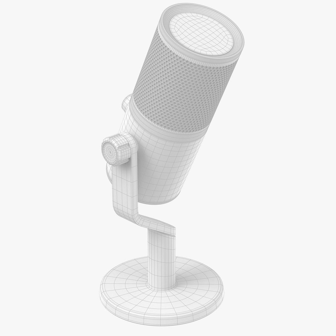 Microphone 3D Model – High Poly PBR Audio Equipment for Games - View 14