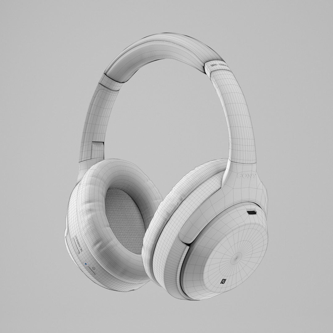 Sony WH 1000X M3 3D Model – High Poly Studio Asset, C4D - View 12