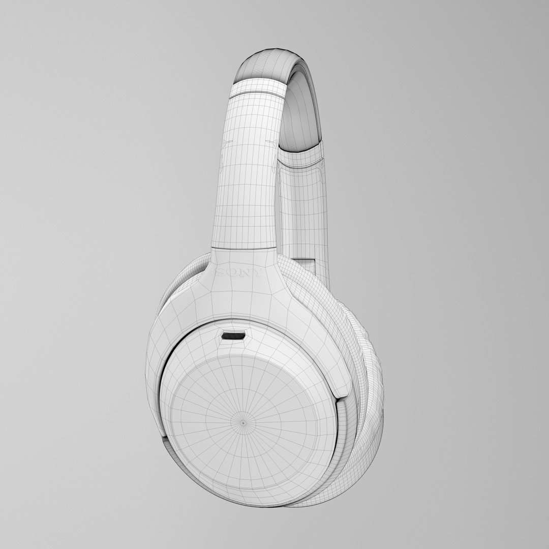 Sony WH 1000X M3 3D Model – High Poly Studio Asset, C4D - View 13