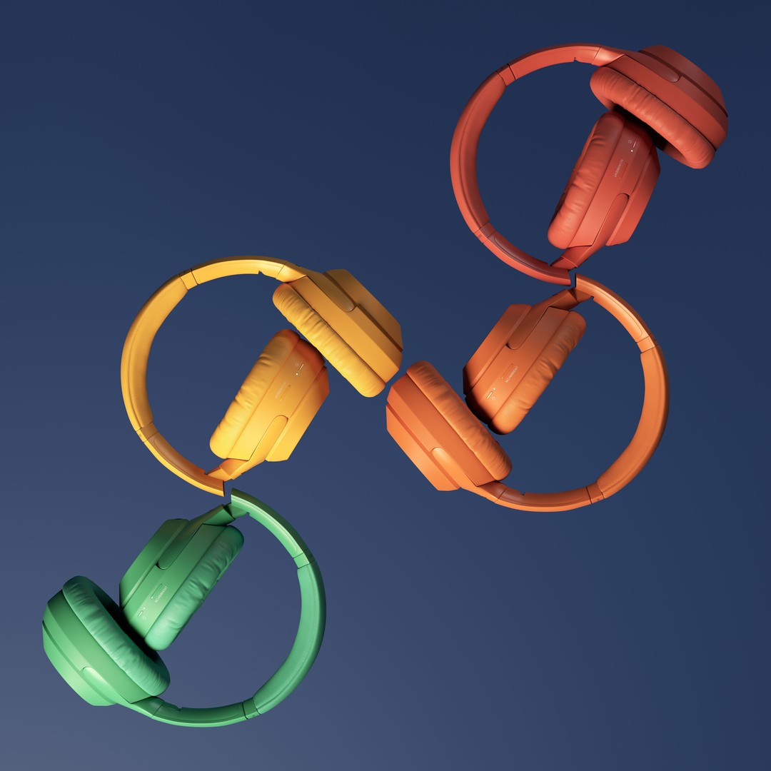 Sony WH 1000X M3 3D Model – High Poly Studio Asset, C4D - View 5