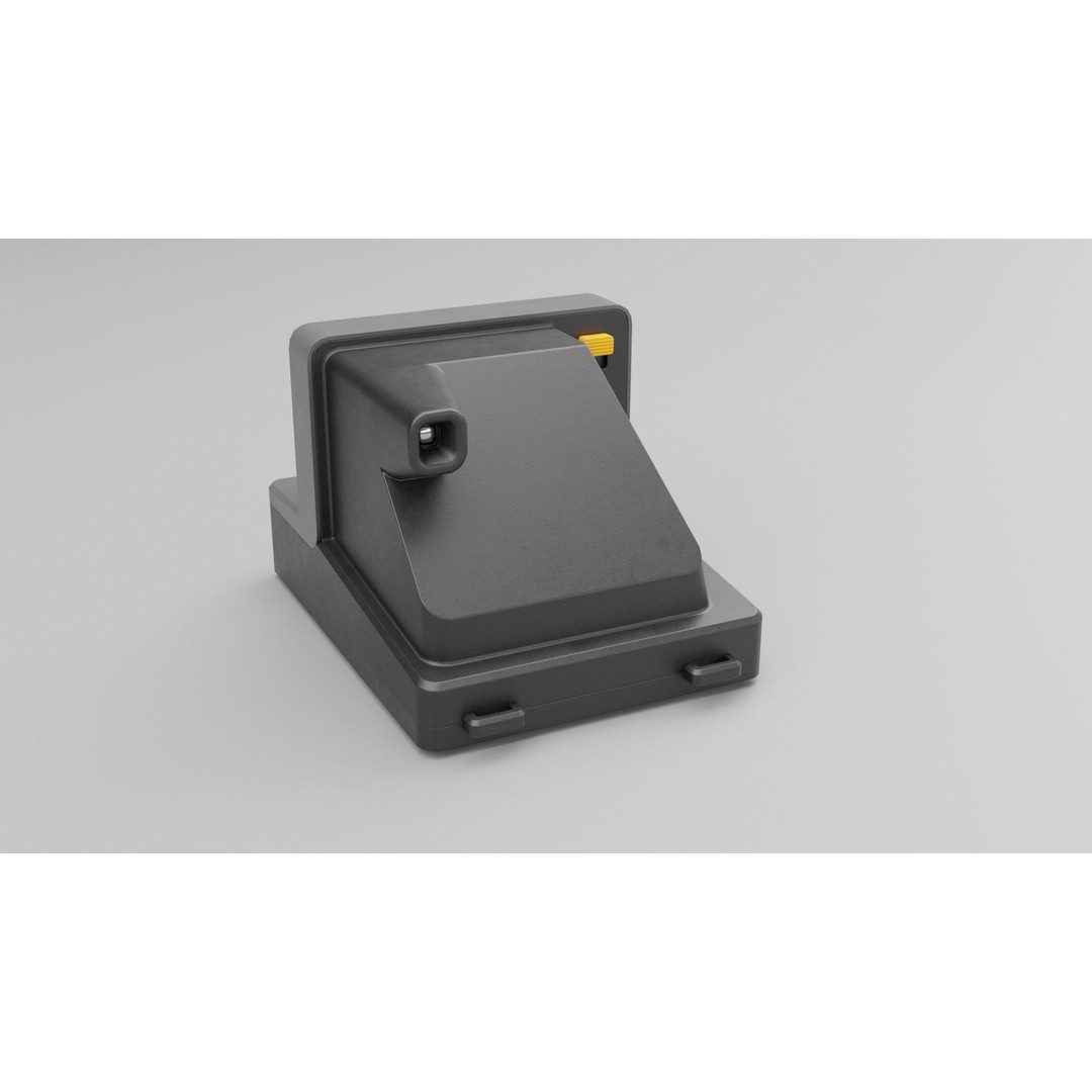 Polaroid OneStep 2 Camera 3D Model – Low Poly PBR Asset, FBX, OBJ - View 13