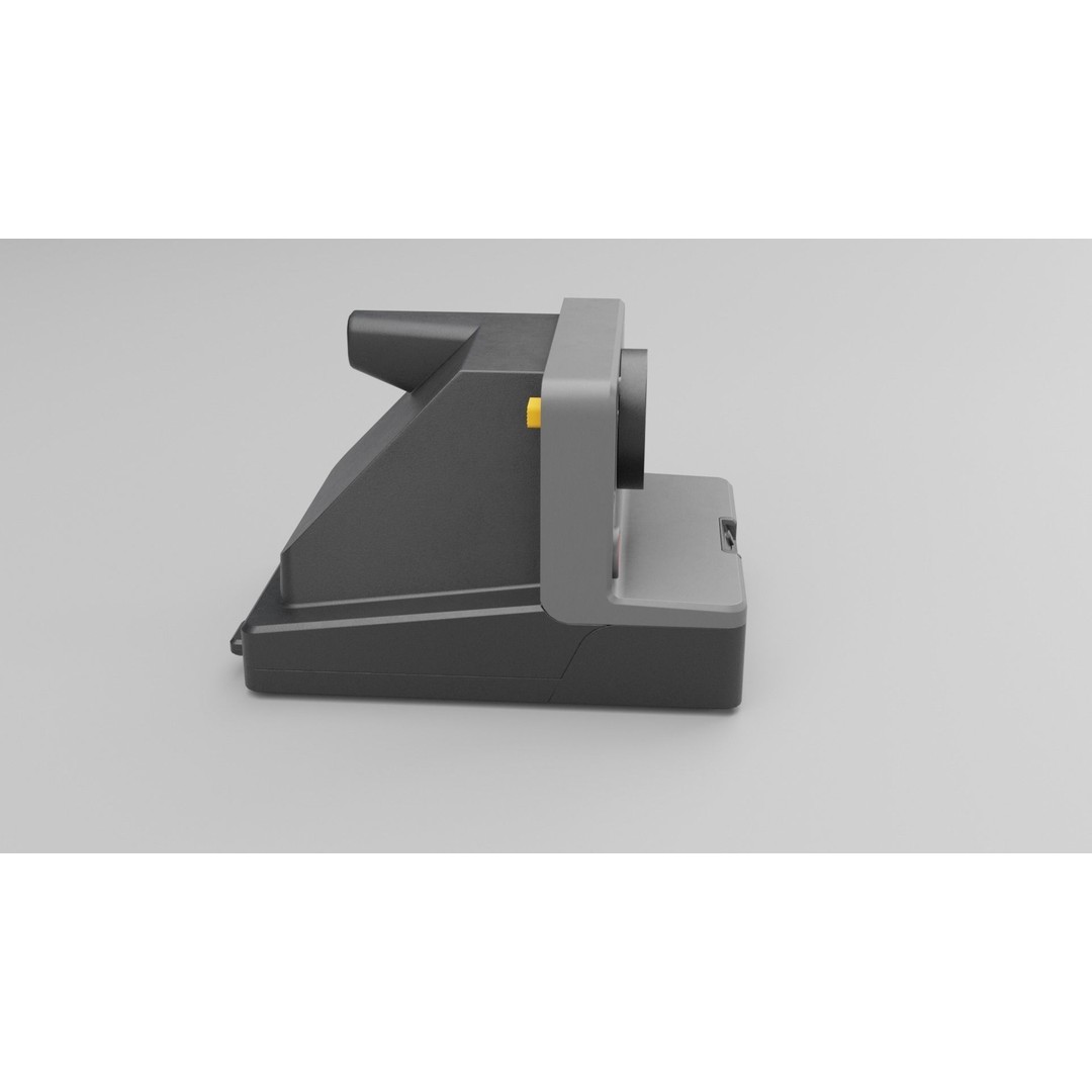 Polaroid OneStep 2 Camera 3D Model – Low Poly PBR Asset, FBX, OBJ - View 9
