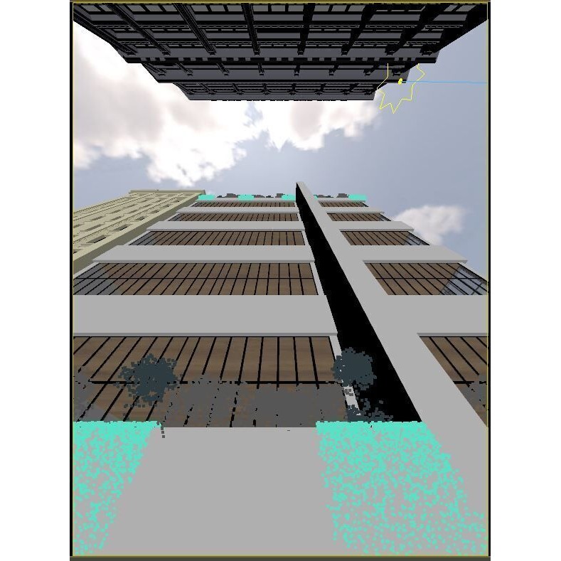 NYC Street with Modern Commercial Building - 3D Model - View 10