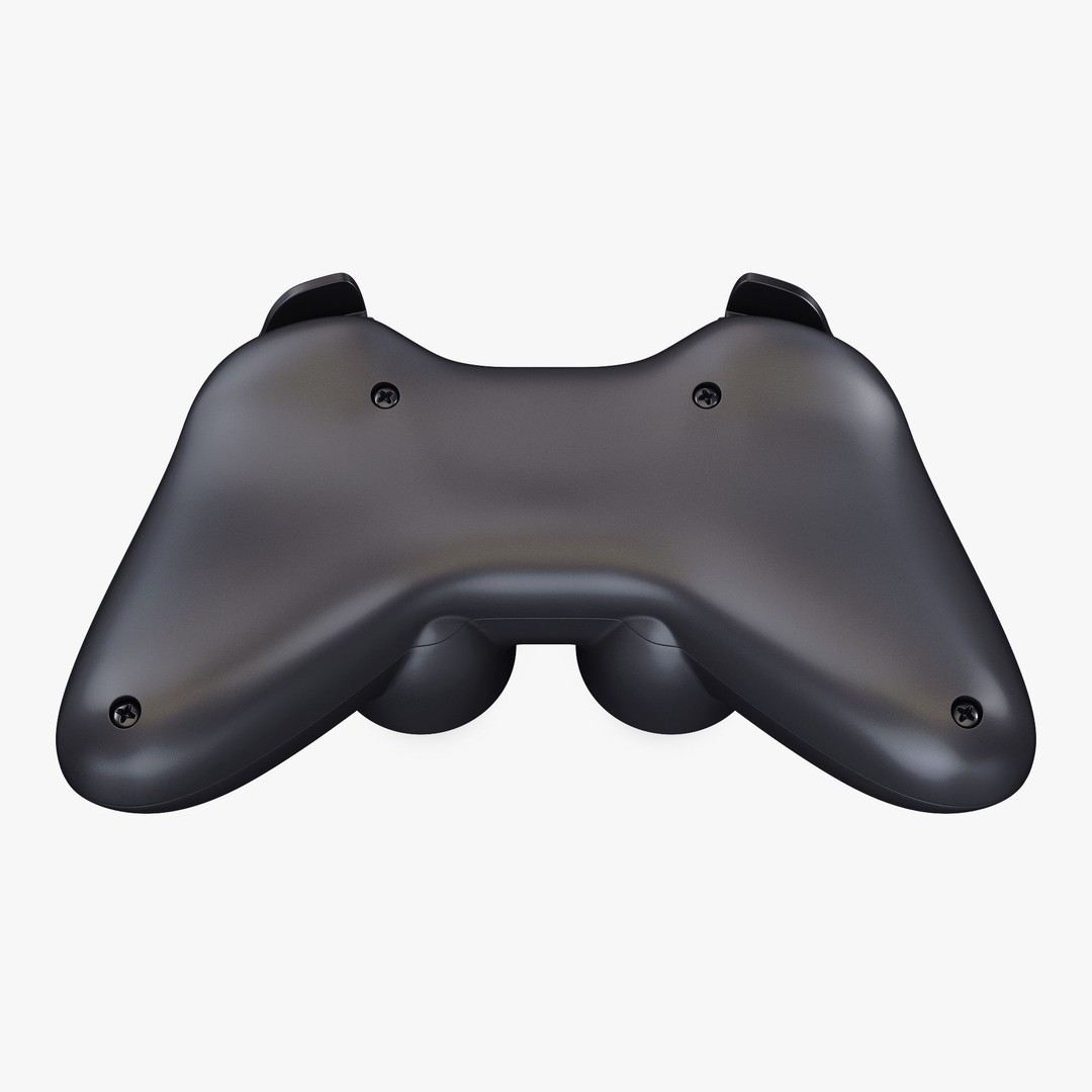 Generic Video Game Controller 3D Model – High Poly PBR Game Asset, FBX, OBJ - View 10