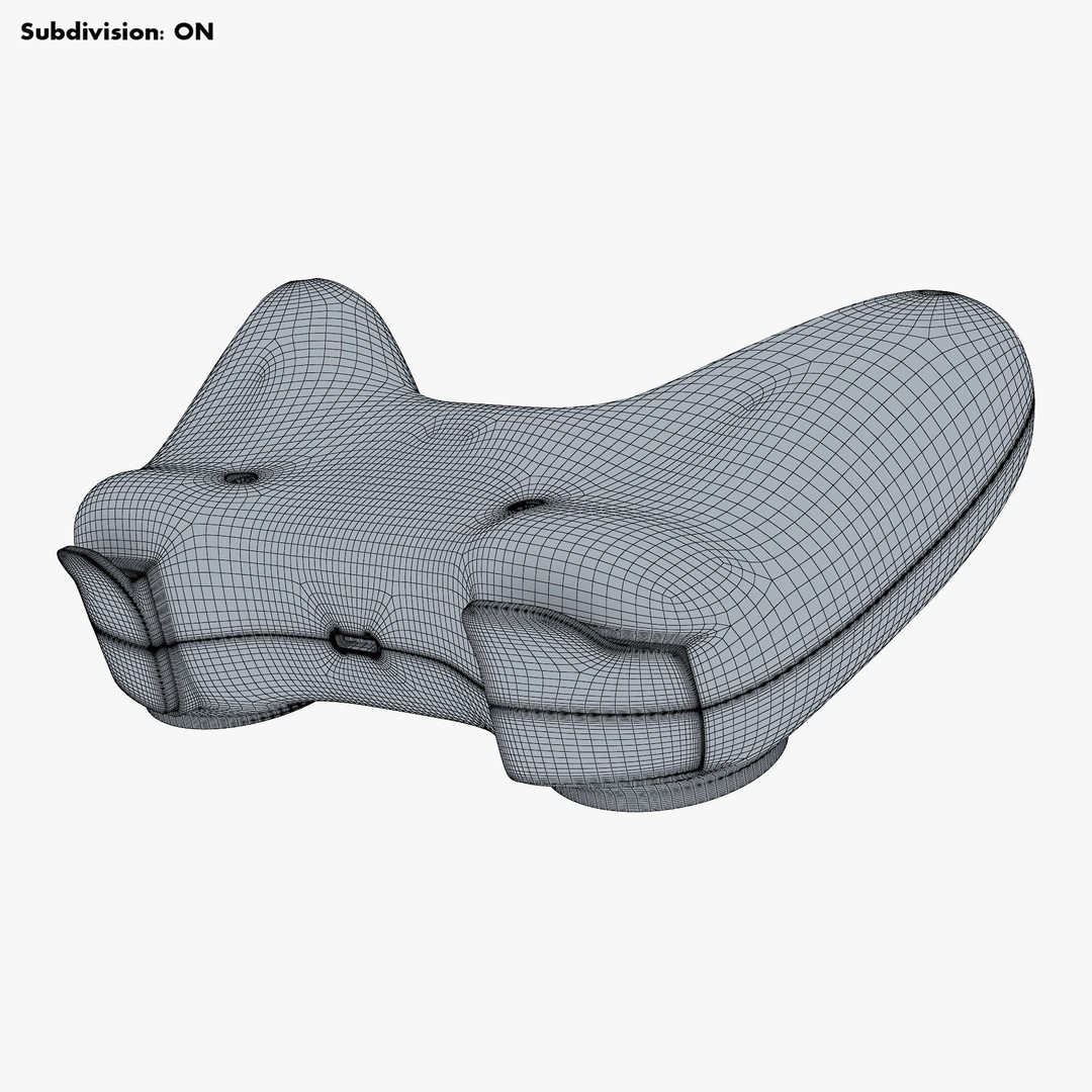 Generic Video Game Controller 3D Model – High Poly PBR Game Asset, FBX, OBJ - View 33