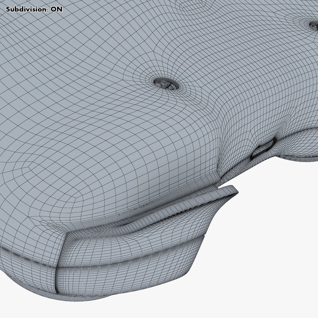 Generic Video Game Controller 3D Model – High Poly PBR Game Asset, FBX, OBJ - View 37