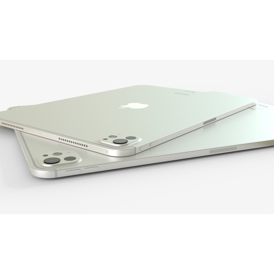 Apple iPad Pro 2024 3D Model – PBR Game-Ready Collection, FBX & OBJ