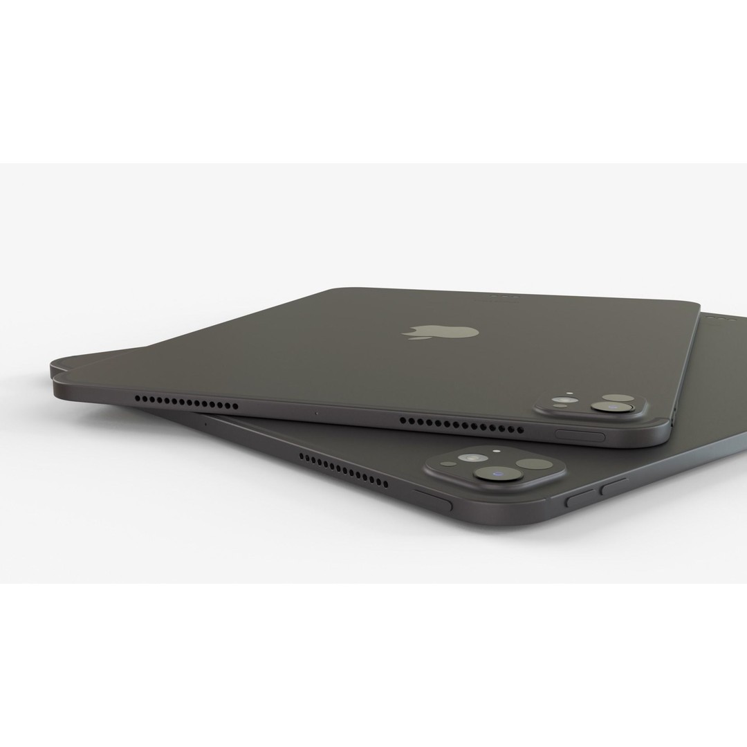 Apple iPad Pro 2024 3D Model – PBR Game-Ready Collection, FBX & OBJ - View 14