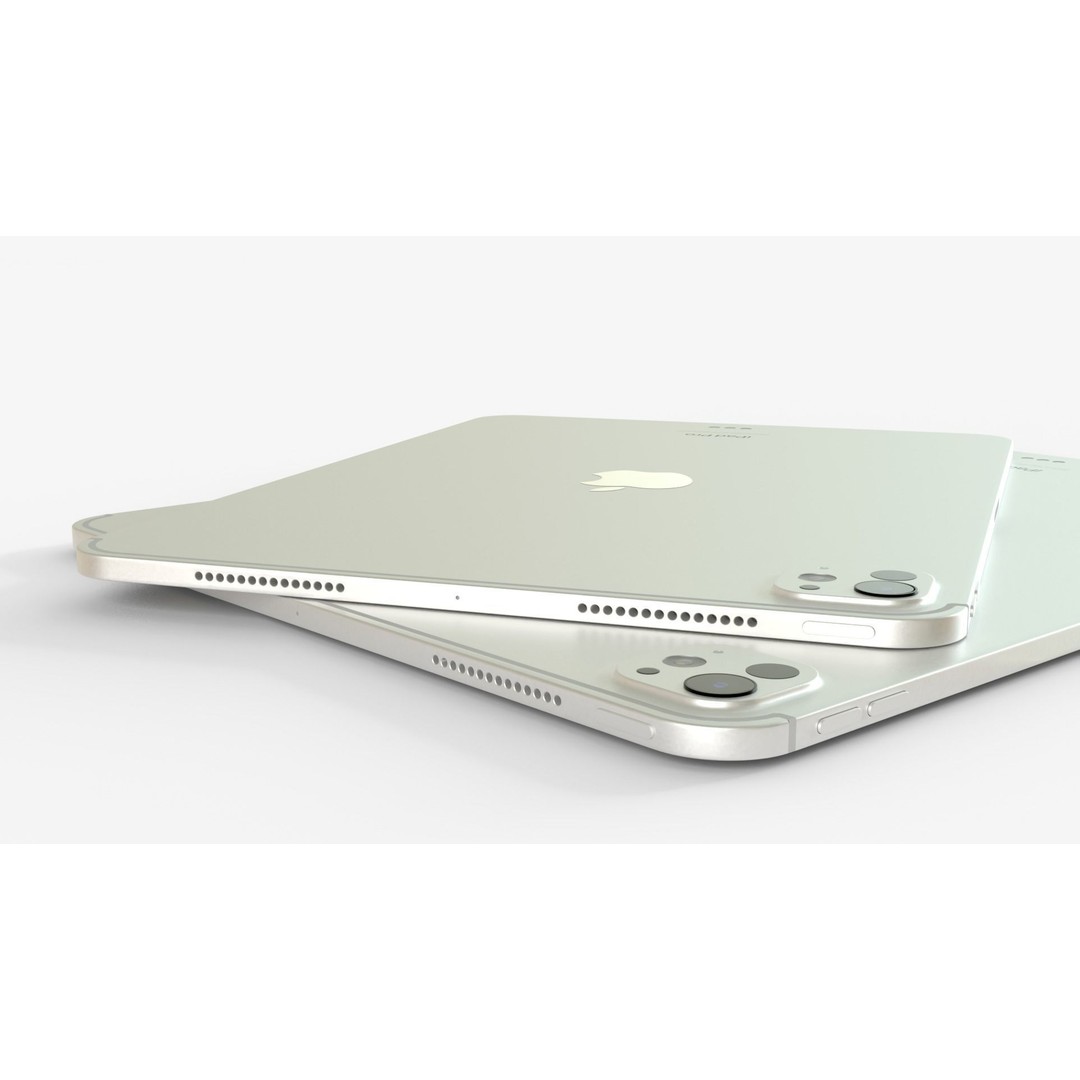 Apple iPad Pro 2024 3D Model – PBR Game-Ready Collection, FBX & OBJ - View 15