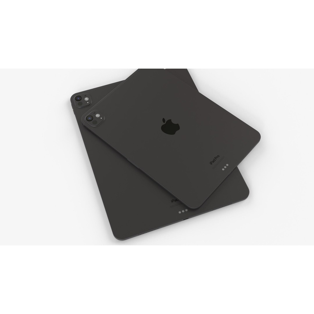 Apple iPad Pro 2024 3D Model – PBR Game-Ready Collection, FBX & OBJ - View 16