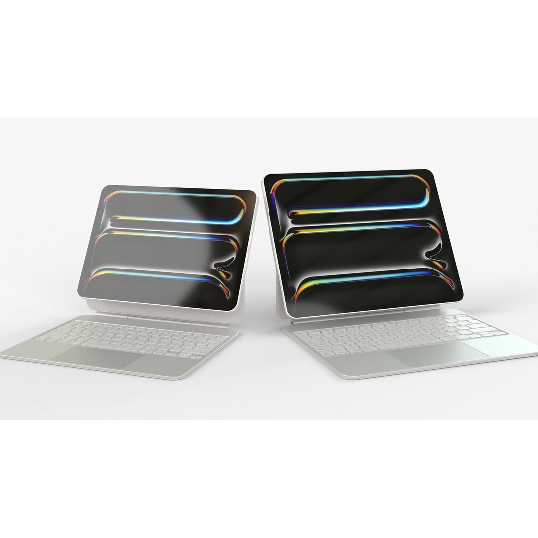 Apple iPad Pro 2024 3D Model – PBR Game-Ready Collection, FBX & OBJ - View 4