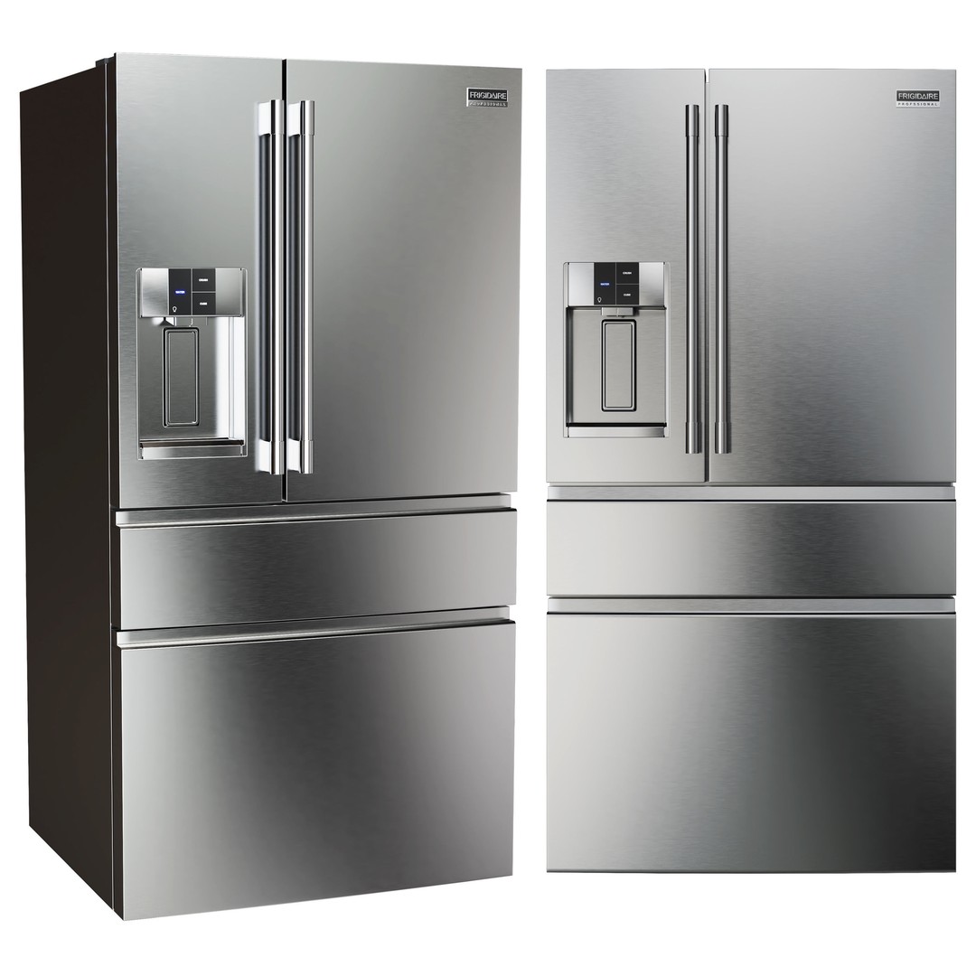 Frigidaire Appliances Collection 3D Model – High-Quality Kitchenware, FBX, OBJ - View 3
