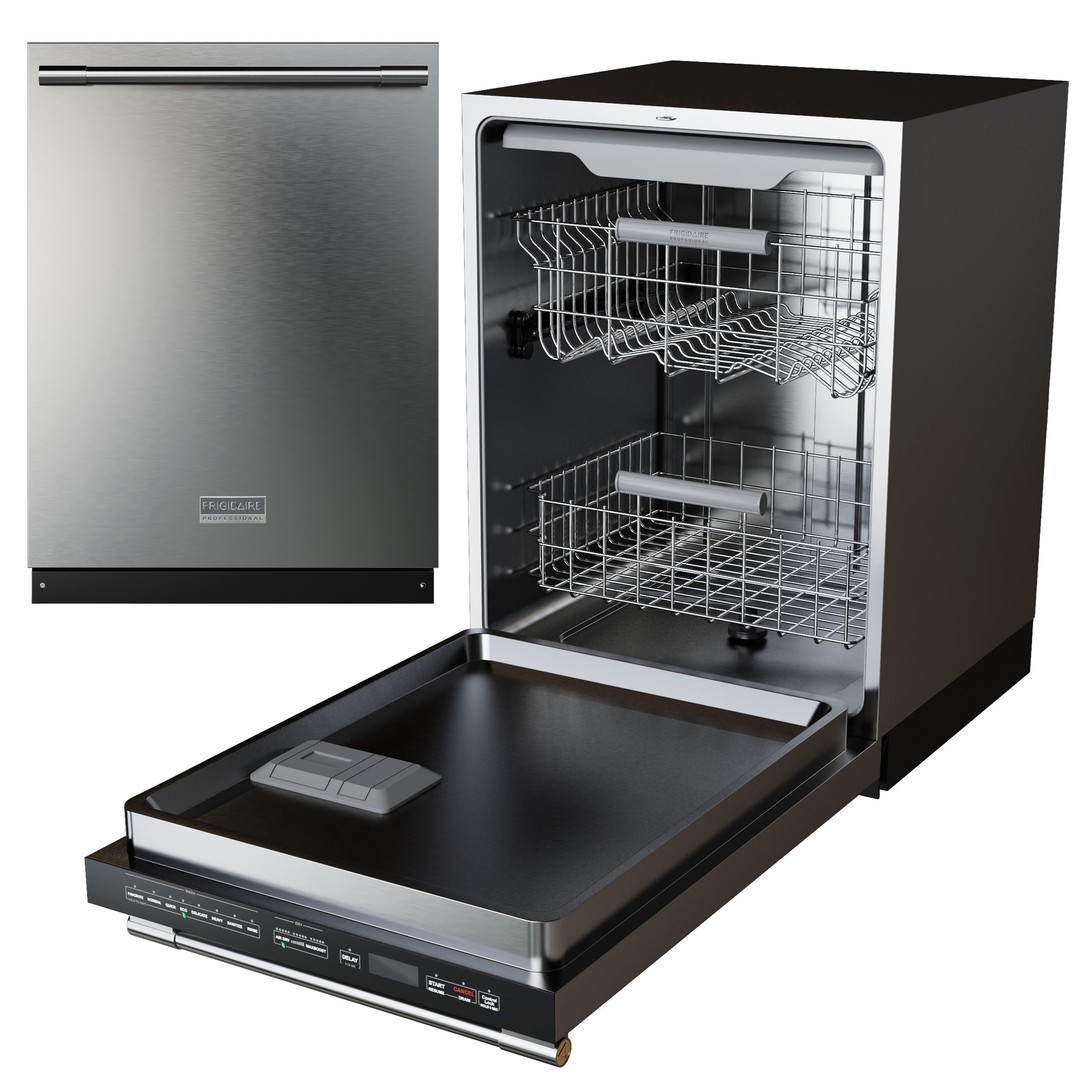 Frigidaire Appliances Collection 3D Model – High-Quality Kitchenware, FBX, OBJ - View 5