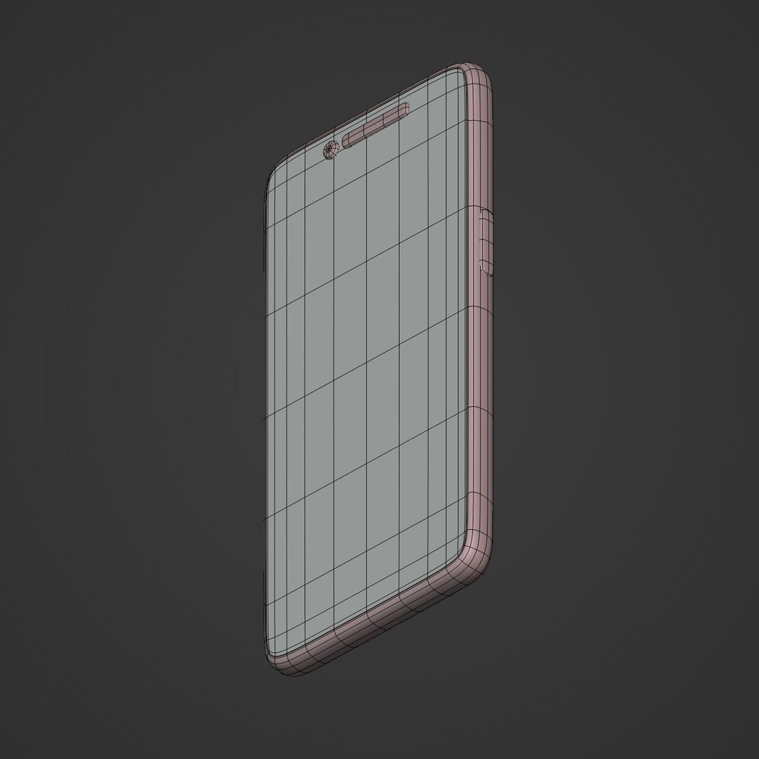 Cartoon Smartphone 3D Model – Low Poly Game Asset, Blender, FBX - View 12