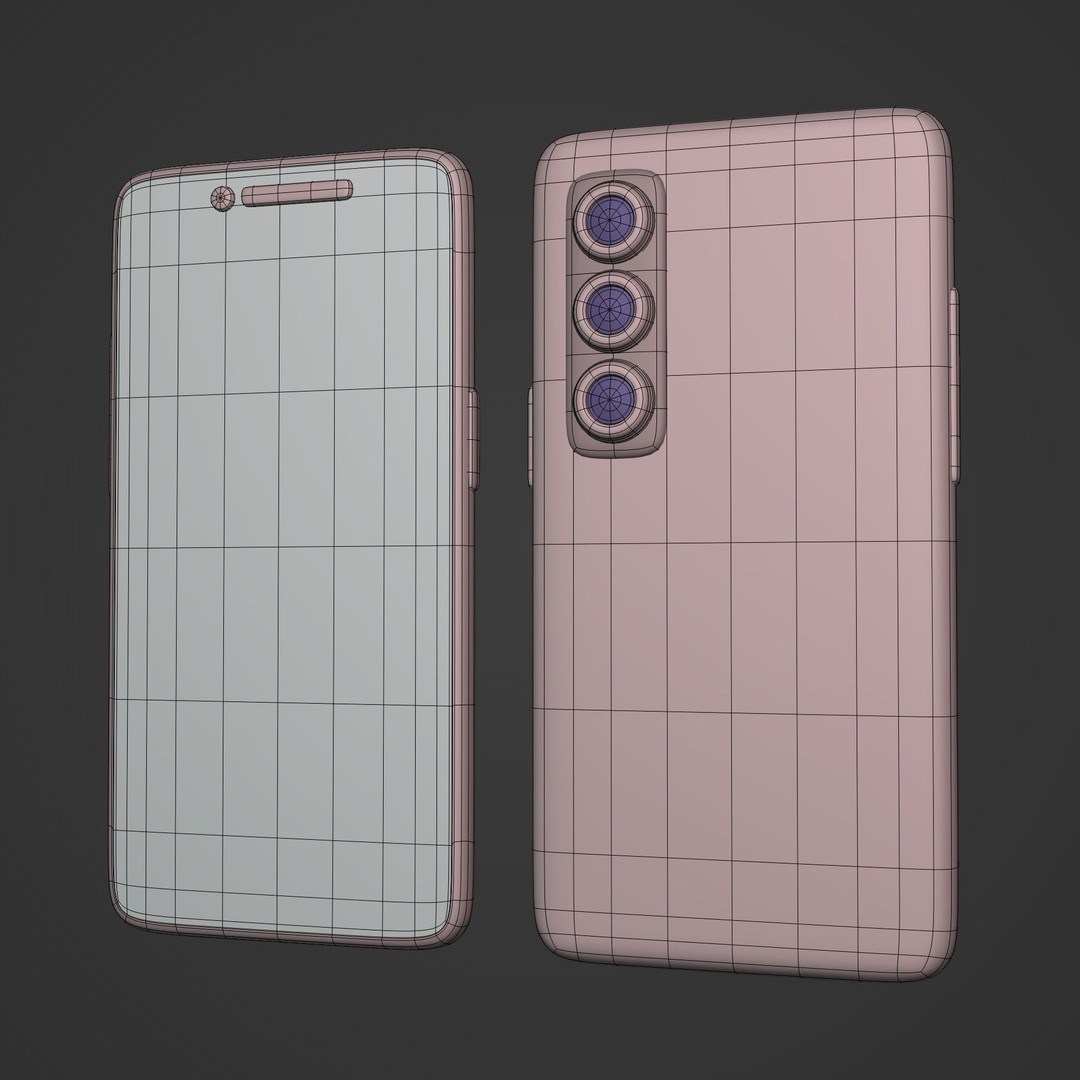 Cartoon Smartphone 3D Model – Low Poly Game Asset, Blender, FBX - View 4